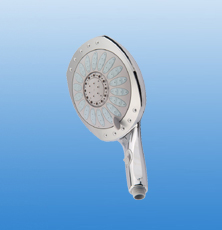 Shower head with open and close button